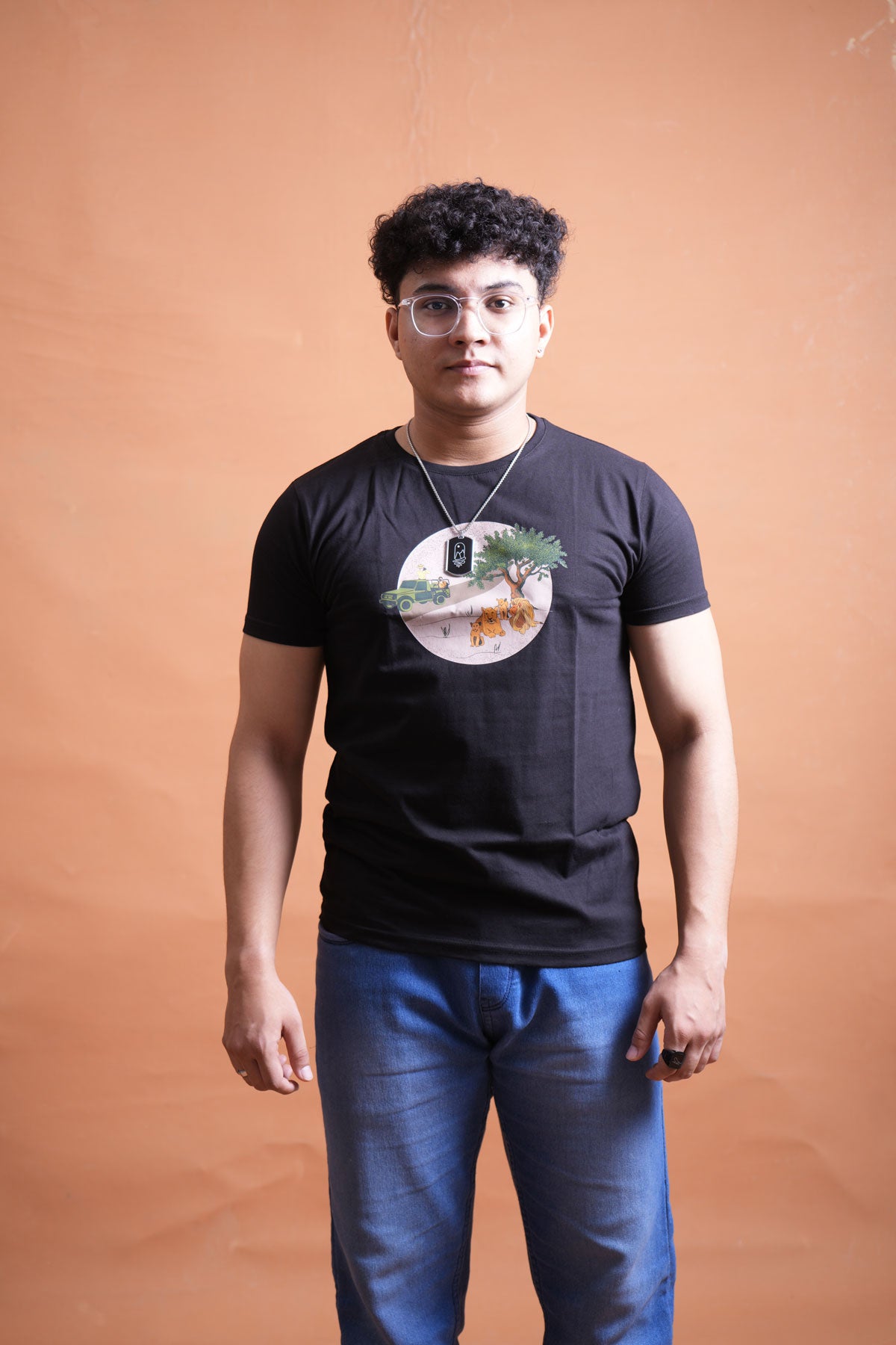 Gir Gypsy Safari Cotton T-Shirt – Explore the Wild Side!
