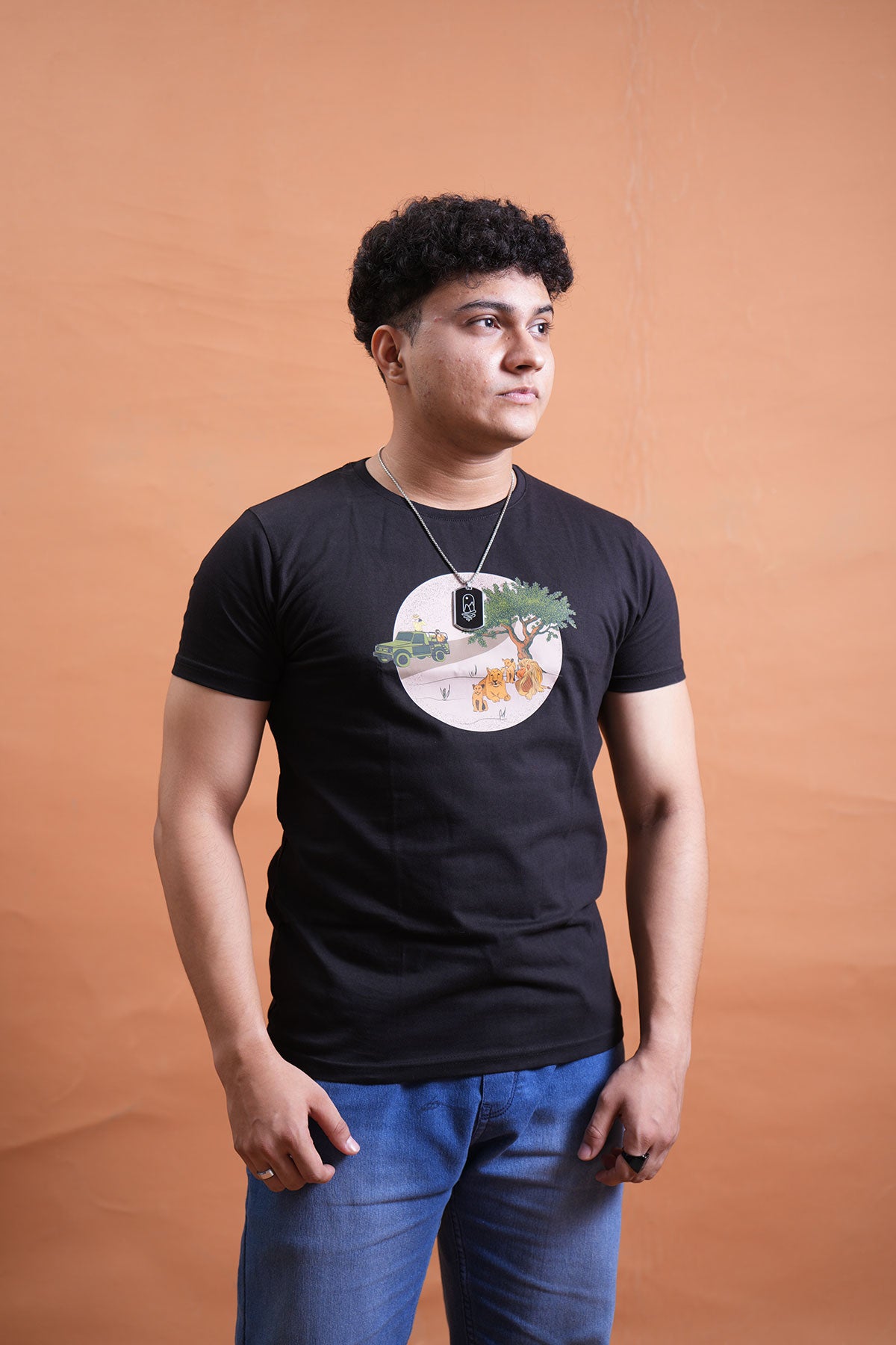 Gir Gypsy Safari Cotton T-Shirt – Explore the Wild Side!