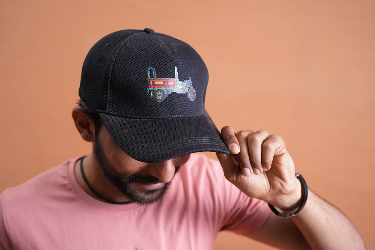 Chakdo Black Cap – Wear the Legacy of Kathiyawad