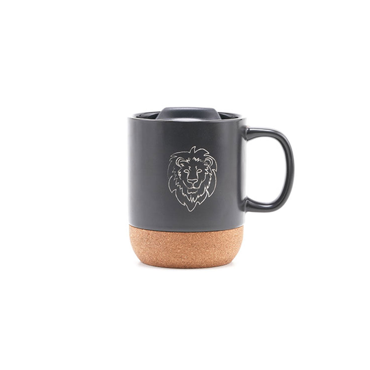 Lion Face Cork Mug with Premium Cap