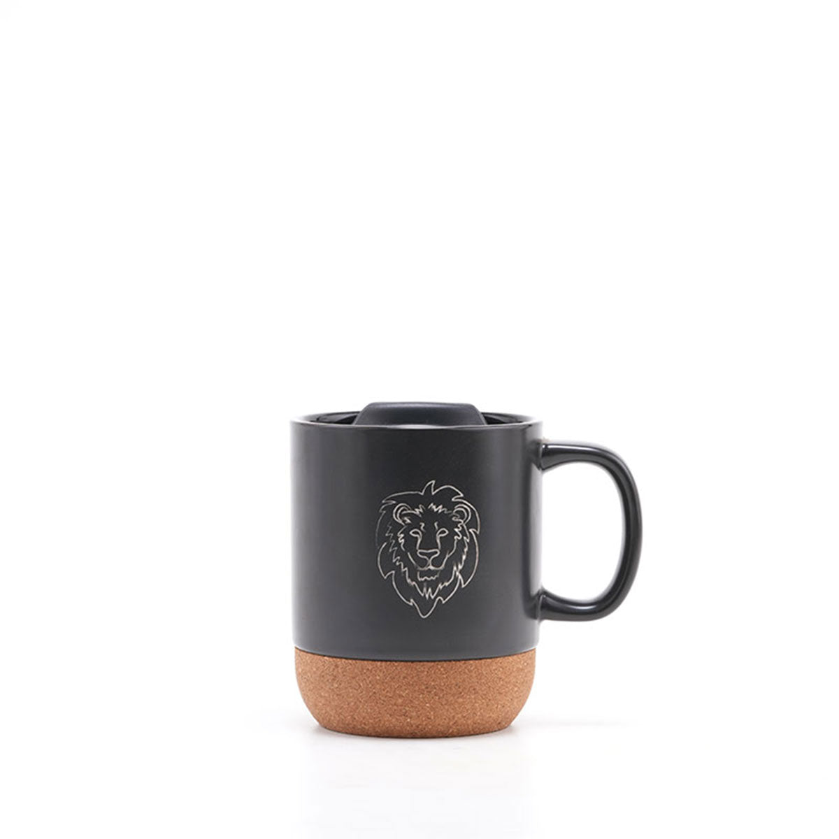 Lion Face Cork Mug with Premium Cap