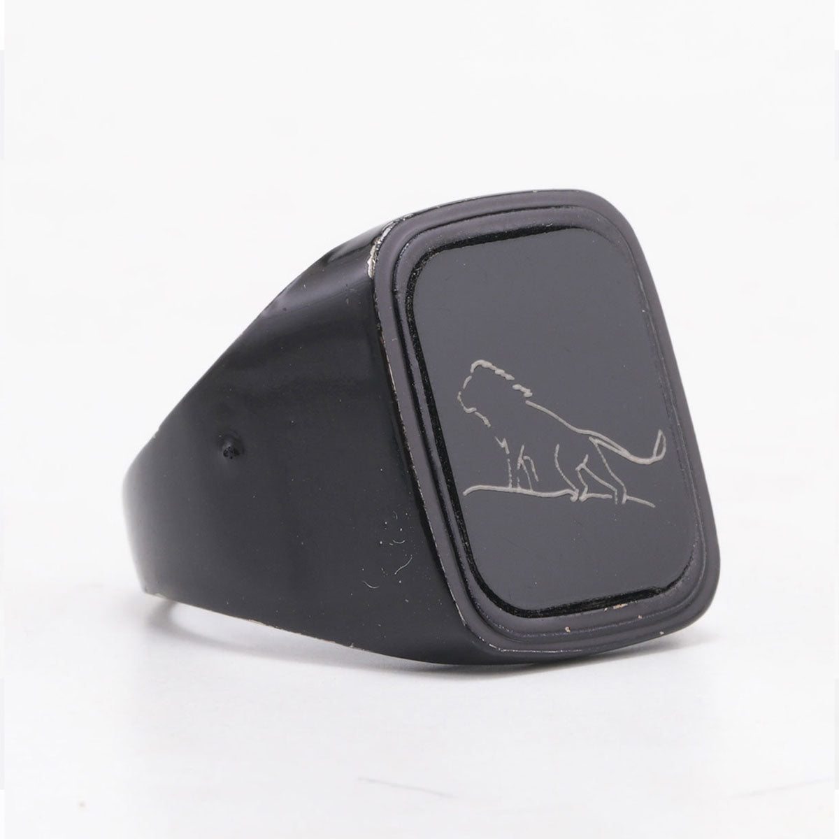 Black Lion King Ring – Embrace Strength & Power