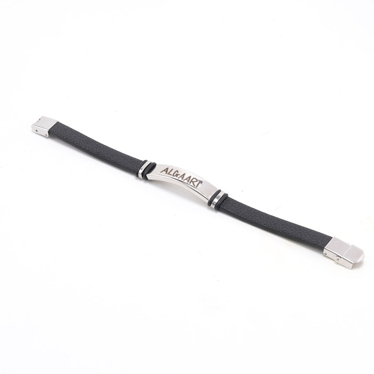 Black & Silver Color "Algaari" Bracelet – Symbol of Freedom and Harmony
