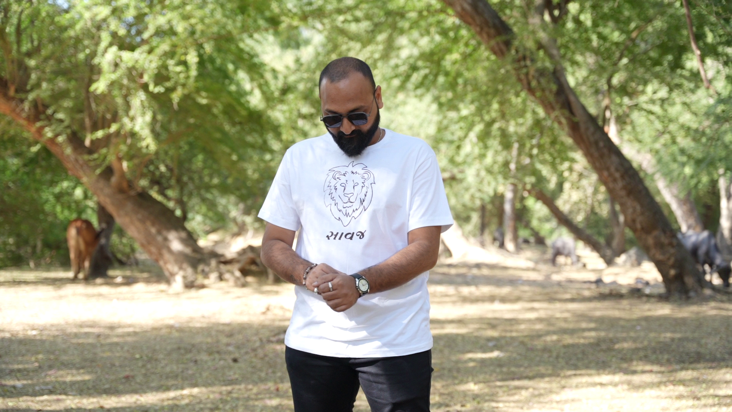 Asiatic Lion (Saavaj) T-Shirt – Celebrate Gir & Gujarati Pride